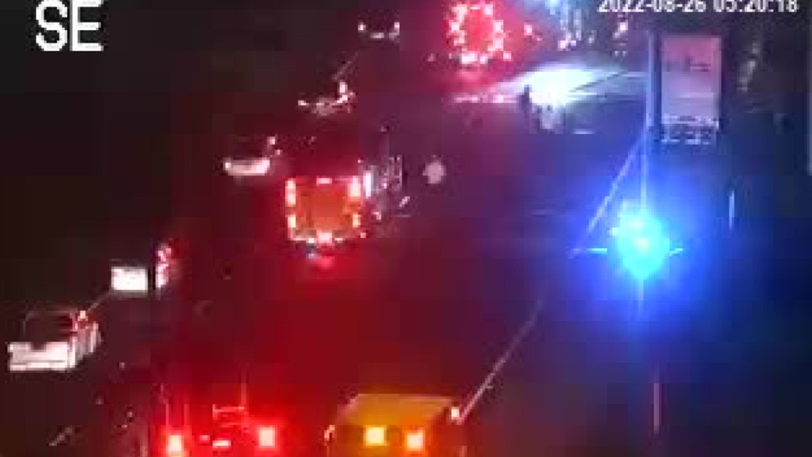 Traffic I75 South crash near Fowler Avenue in Thonotosassa