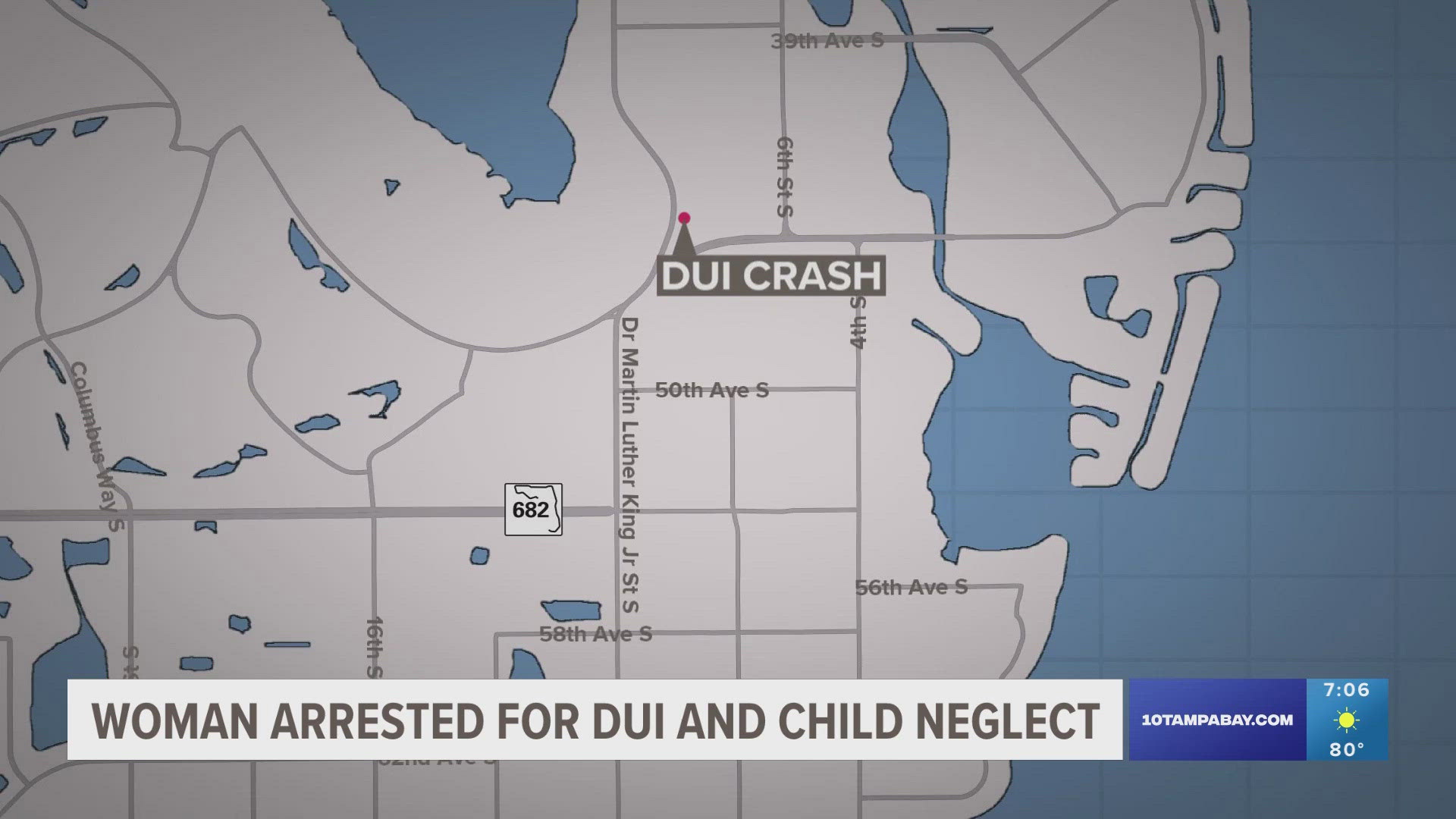 A 2-year-old was ejected from a car after a woman was driving drunk and crashed into a tree, according to police.