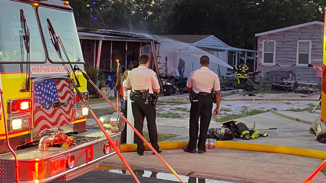 90-year-old Woman Rescued After Home Explosion, Fire In Tampa | Wtsp.com