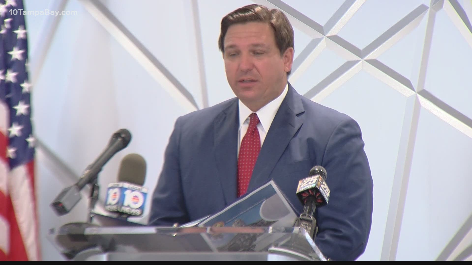 "We don't have enough vaccine currently on hand for all 4 million plus senior citizens" said DeSantis.