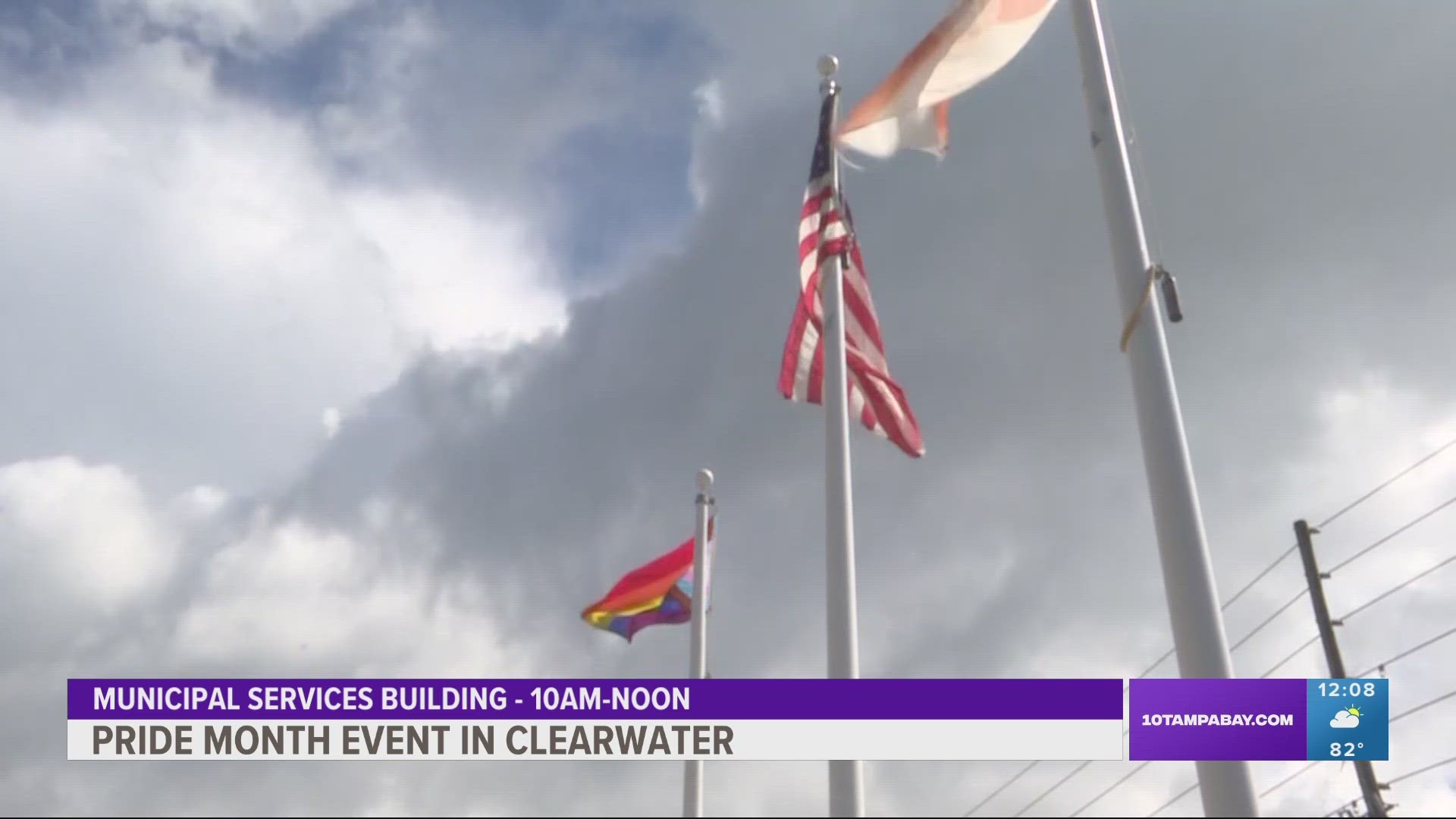 St. Pete and Tampa held Pride flag raisings on Thursday.