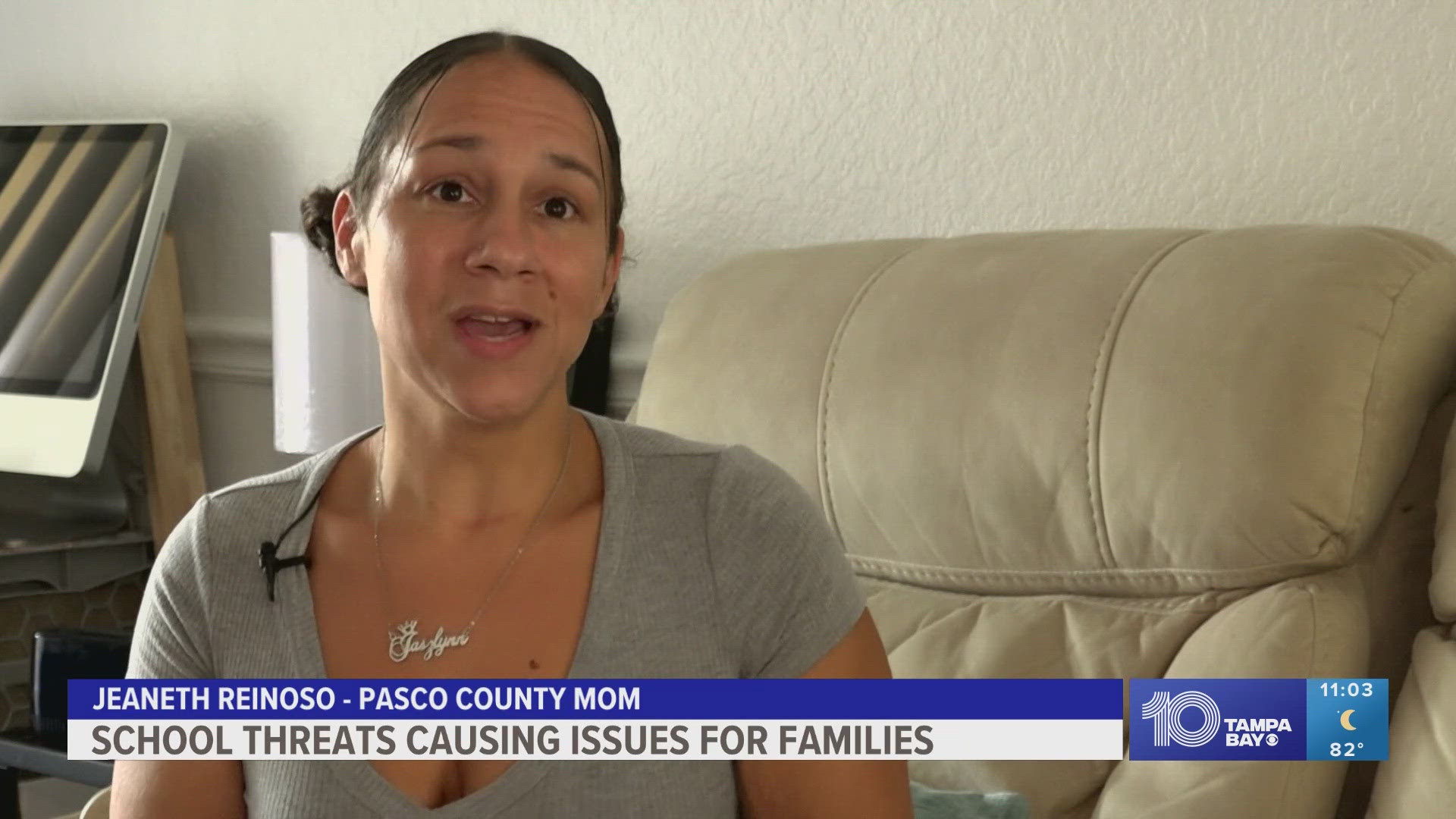 One Pasco County mom says the threats have her so worried that she doesn't even want her kids physically in school.