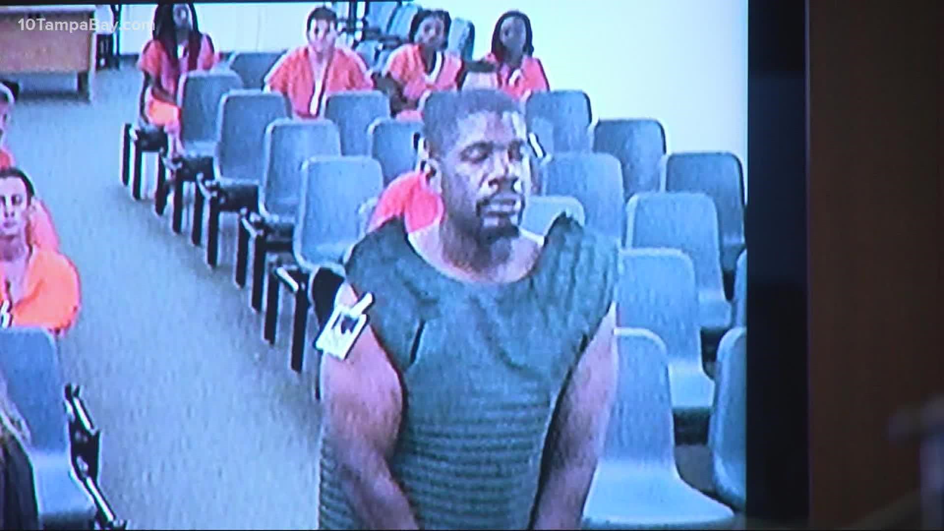 Justin McGriff is charged with first-degree murder.