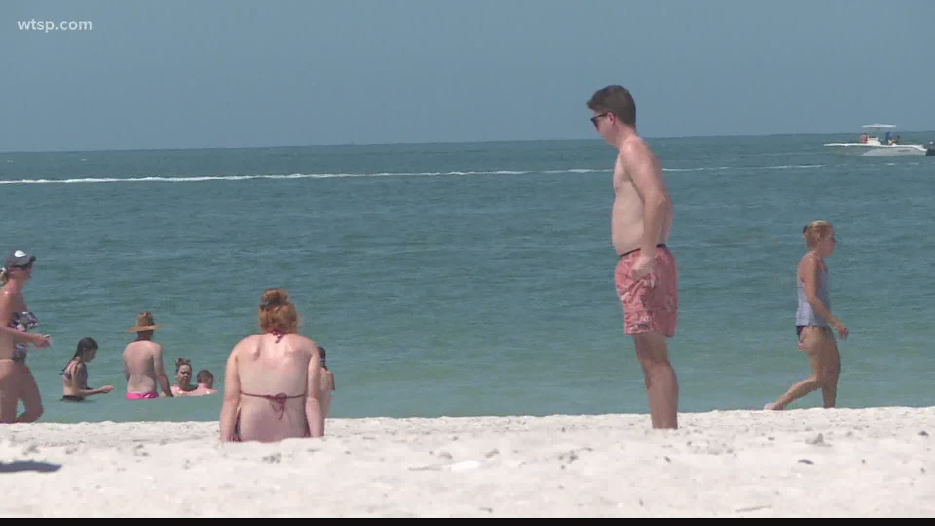 With Memorial Day weekend coming up, you can expect to see more law enforcement on the beaches in Pinellas County, making sure everyone's keeping their distance.