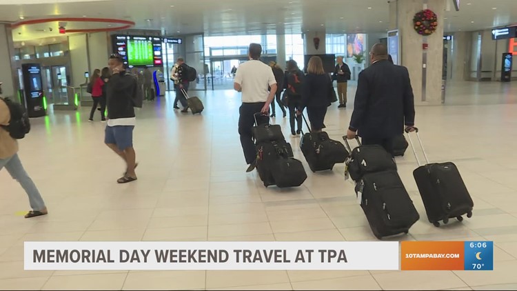 Memorial Day weekend travel expected to increase at TPA