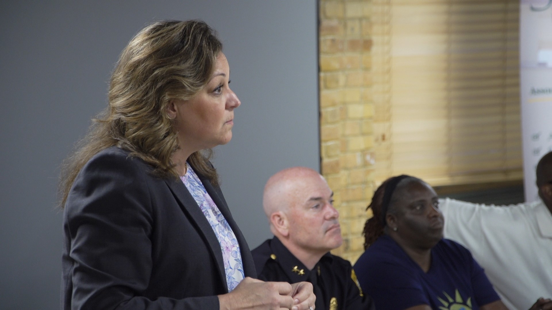 Newly appointed Tampa Police Chief Mary O'Connor held her first gun violence forum Monday night.