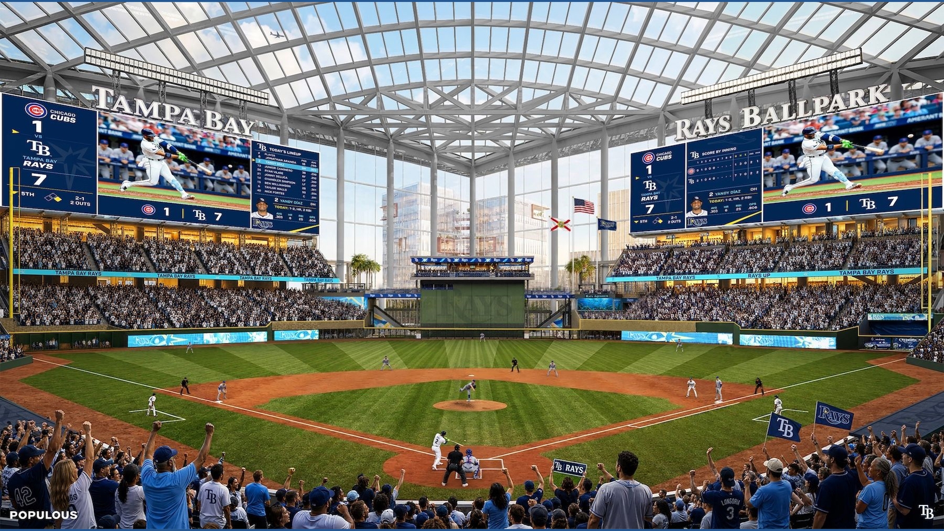 Tampa Bay Rays unveil inside renderings of new stadium project | wtsp.com