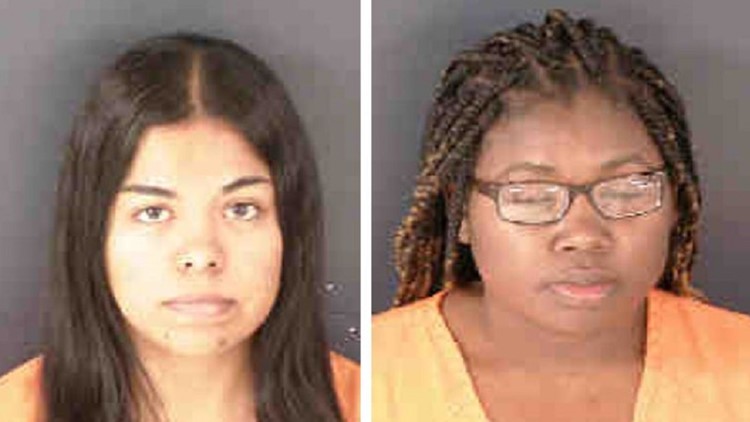 2 Sarasota women accused of choking, pistol-whipping person over 'shared boyfriend' argument