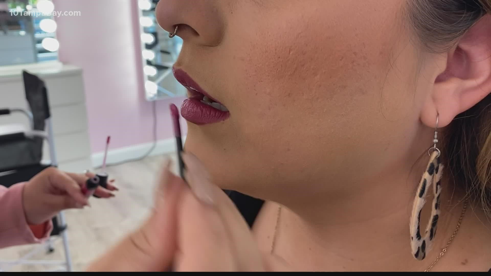 The Dolly Monroe Beauty Academy is projected to gross a million dollars in revenue this year after opening just two years ago.