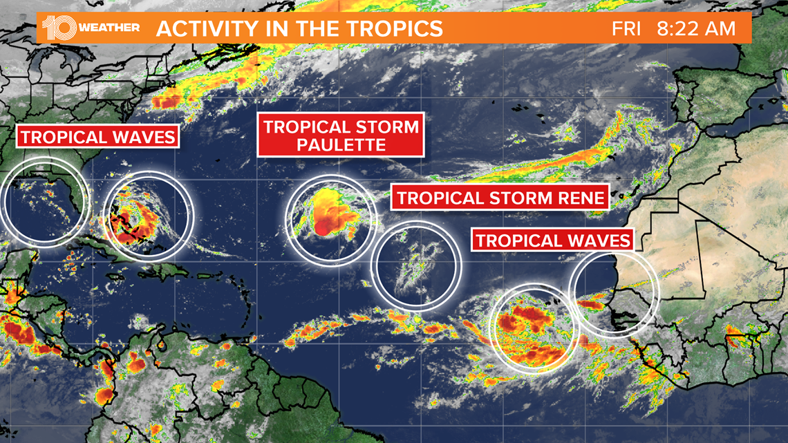 Watching Multiple Areas Of Interest In The Tropics | Wtsp.com