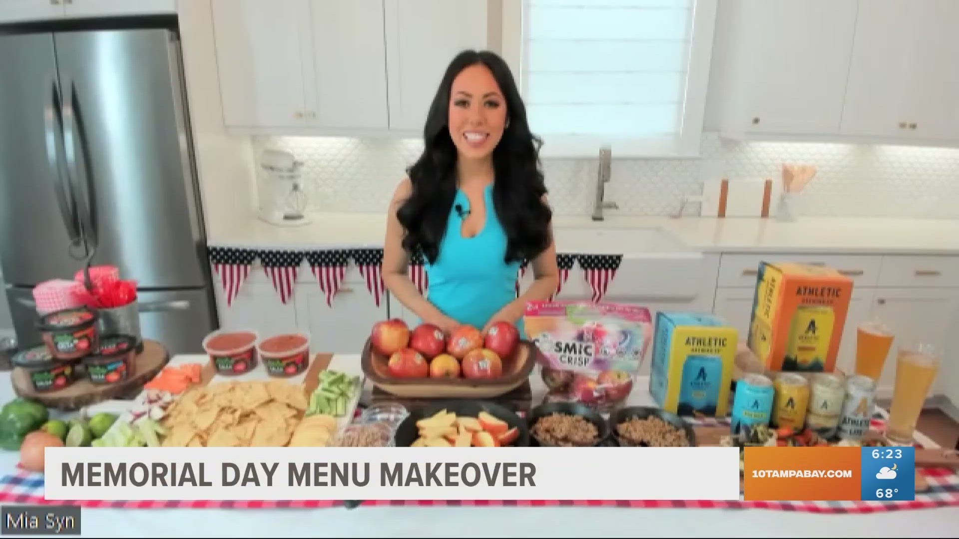 Nutritionist Mia Syn offers delicious alternatives to foods like apple pie, beer and burgers.
