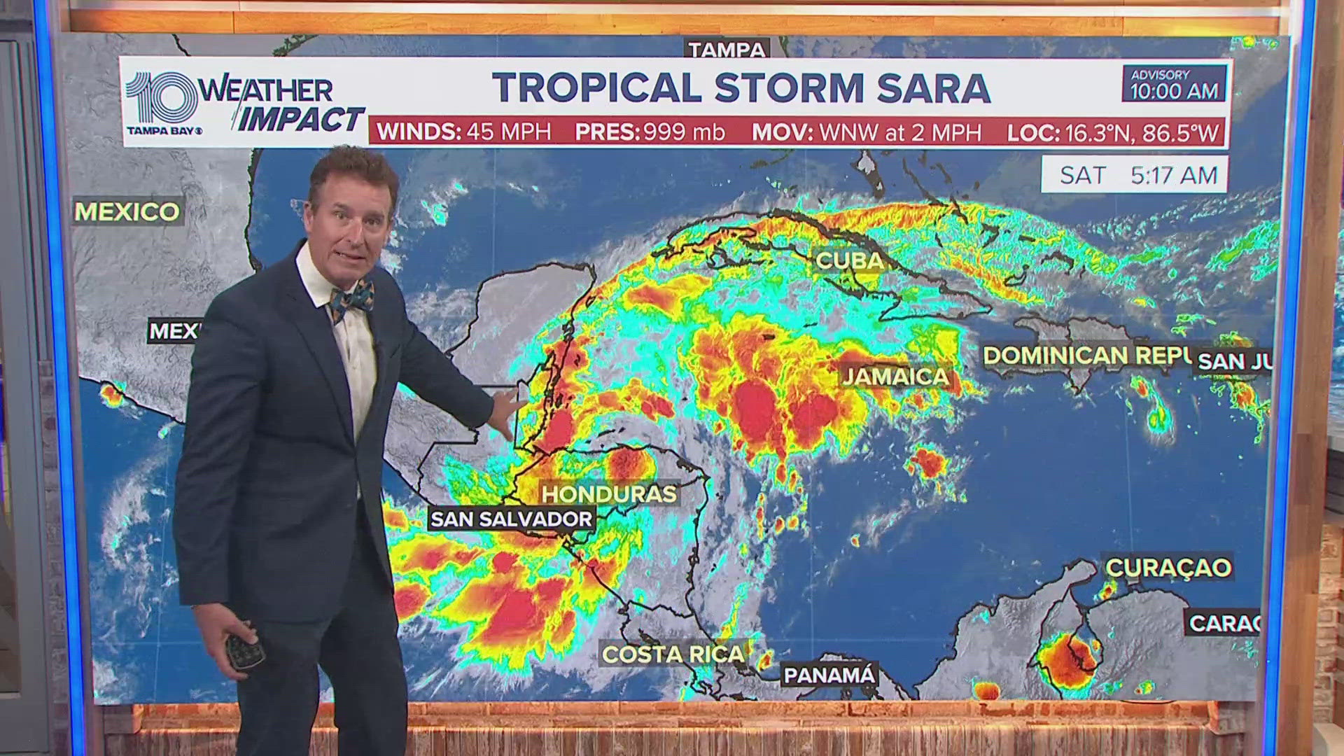 The system is expected to be a rainmaker for the Tampa Bay area by next week.