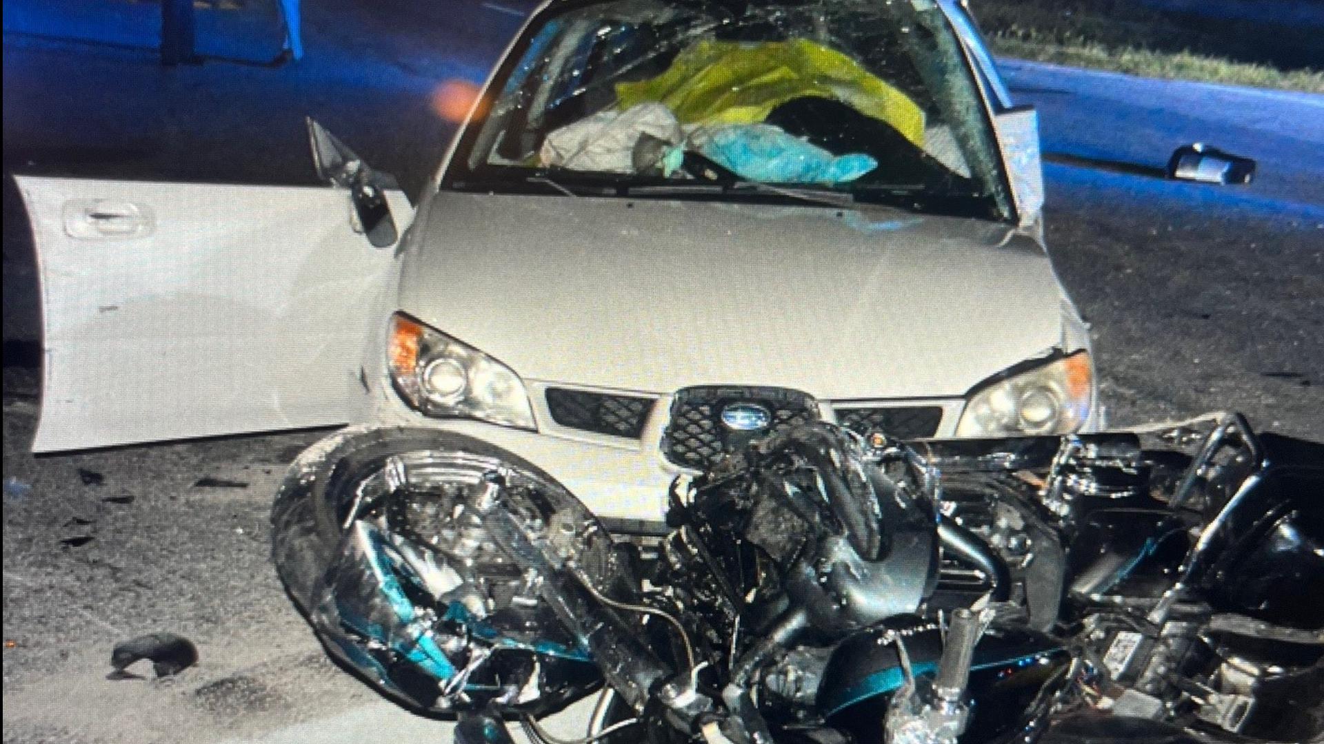 2 dead after crash between car, motorcycle in Seminole | wtsp.com