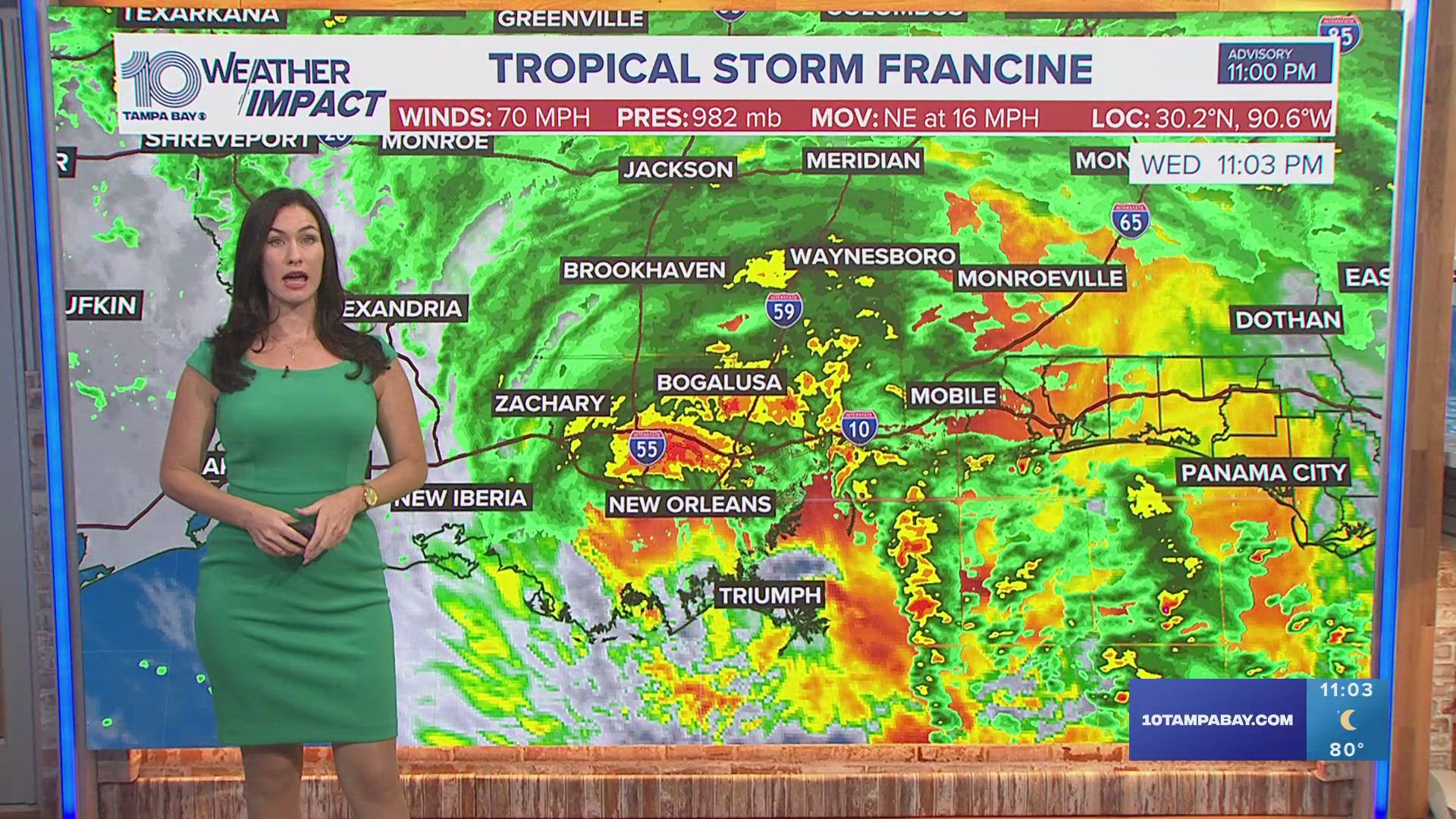 Francine aimed at a Louisiana coastline that has yet to fully recover from a series of devastating hurricanes in 2020 and 2021.