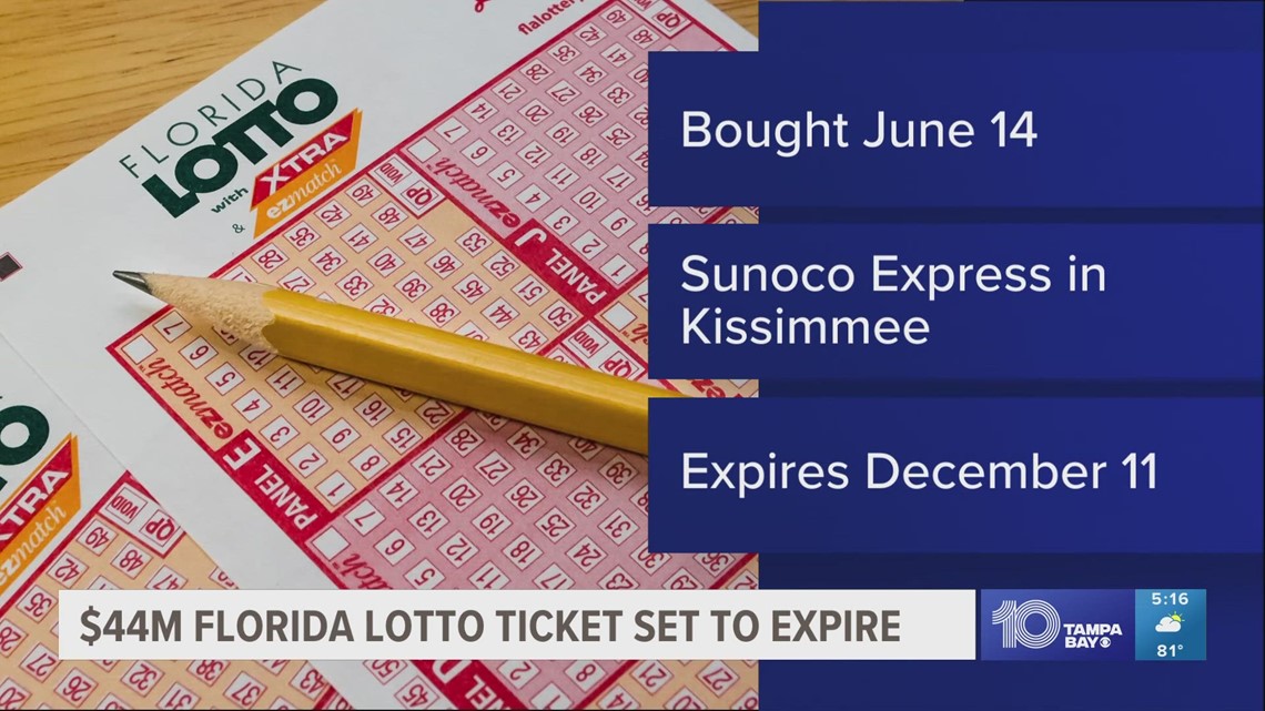 44M Florida lottery ticket set to expire