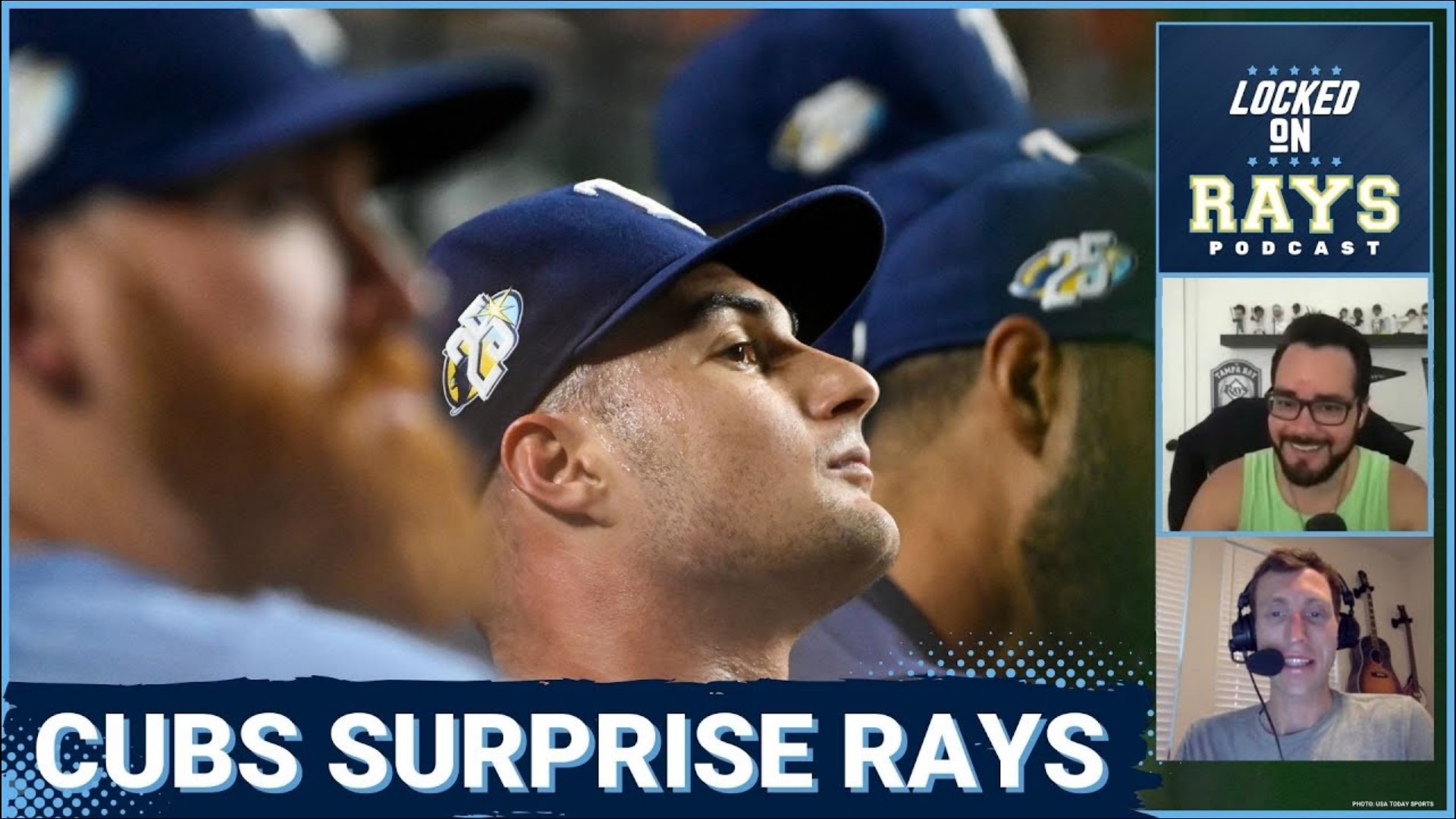 The Tampa Bay Rays have lost the series against the Chicago Cubs by scoring only 1 run in the first two games of the series.