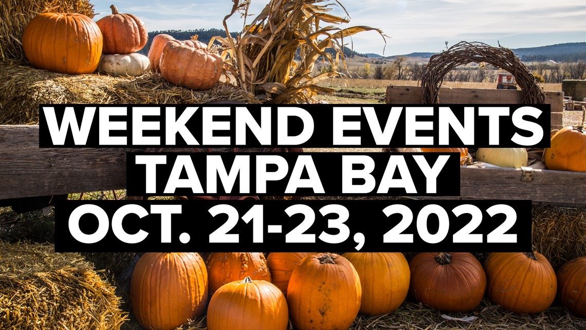Tampa Bay area weekend events near me on Oct. 2123