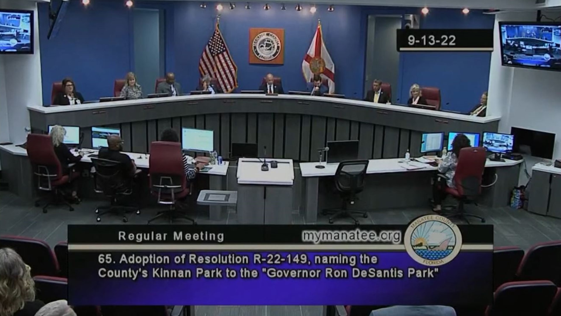 Sarasota park officially named 'Governor Ron DeSantis Park' | wtsp.com