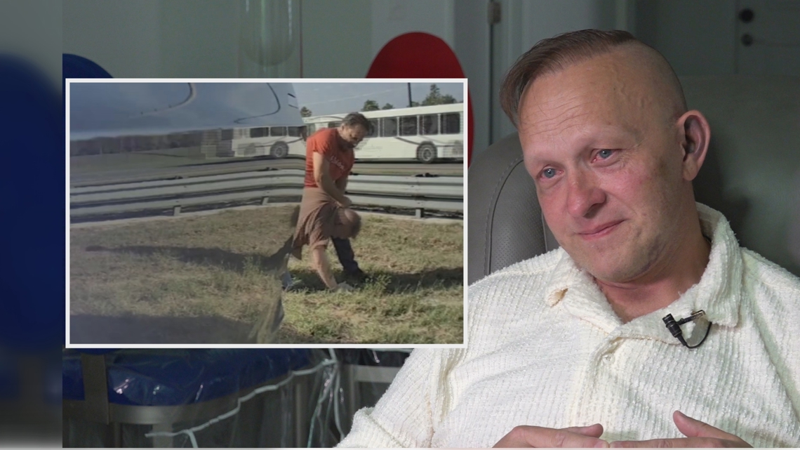 Good Samaritan from Polk County attacked by driver he was trying to help