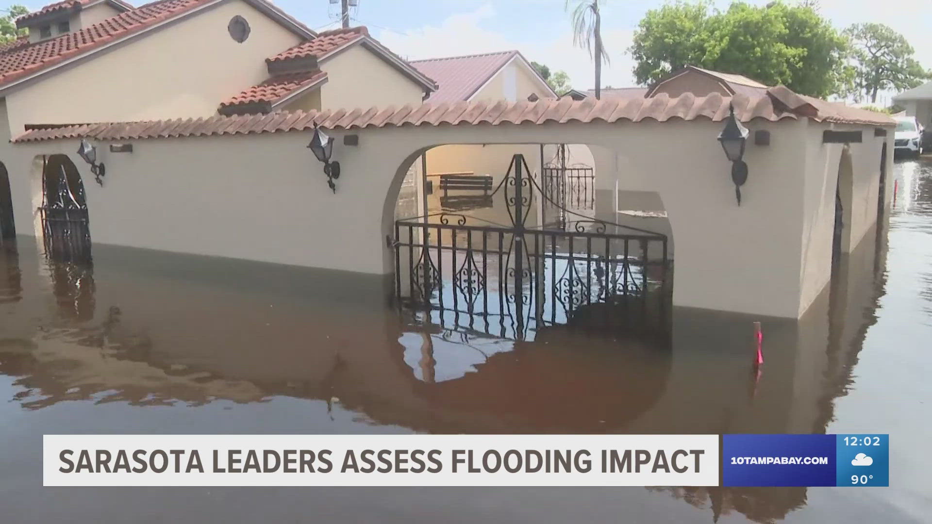 Sarasota hit a record-breaking 17 inches of rain after Tropical Storm Debby, keeping residents blocked into their homes.