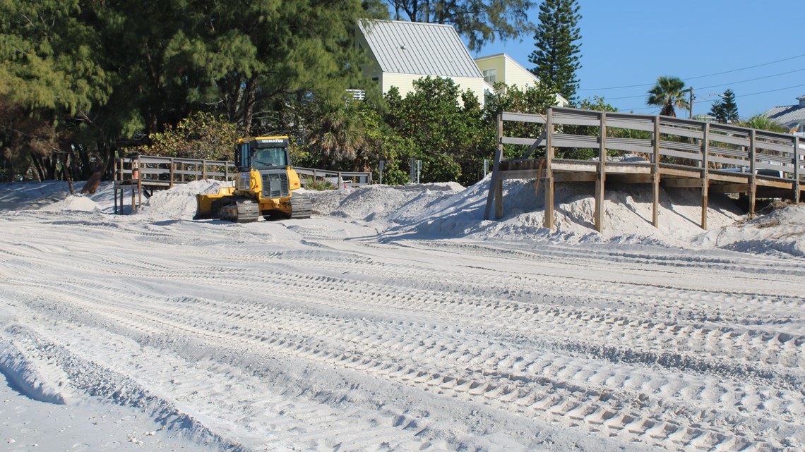 Sunset Beach reopens after sand dune replacement project | wtsp.com