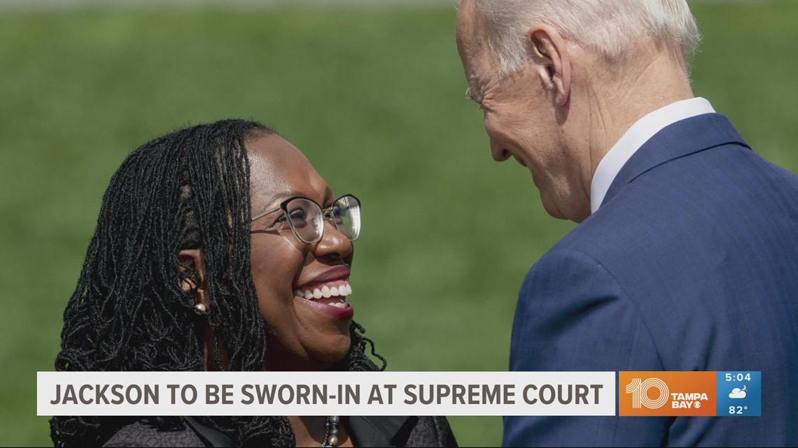 Judge Ketanji Brown Jackson to be sworn in as Supreme Court justice Thursday