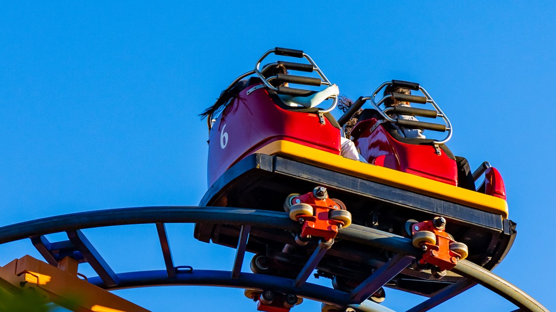 Busch Gardens' new record-breaking swing ride, Serengeti Flyer