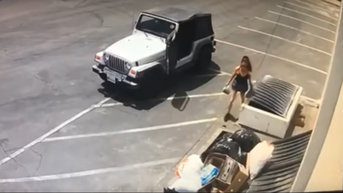 Woman arrested after throwing newborn puppies into Coachella dumpster