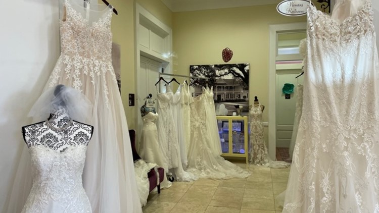 Local woman provides free wedding gowns to teachers