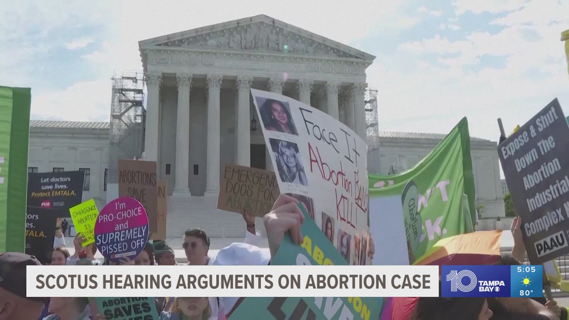 Protestors gathered in Washington, D.C. on Wednesday to call for action from Supreme Court justices.