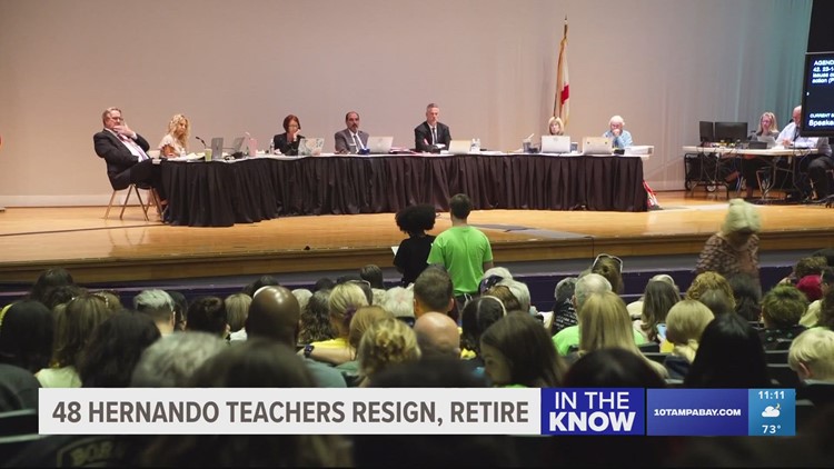 48 Hernando County teachers resign, retire at conclusion of school year