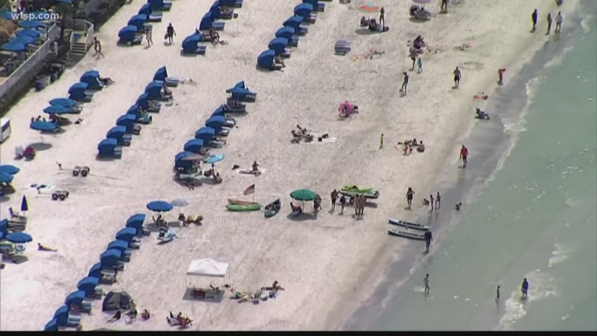 Clearwater Beach is closing because of COVID-19.