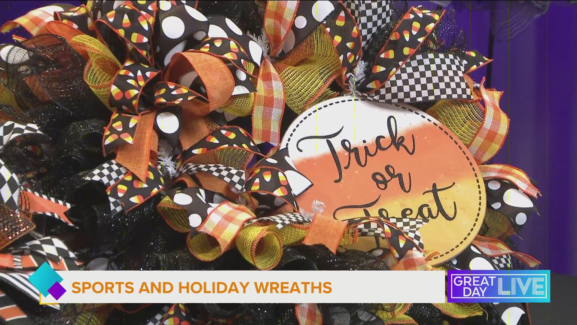 Deck your door with a holiday wreath! GDL checks in with Front Door Designs to get a look at their latest creations for the holidays and the football season. 