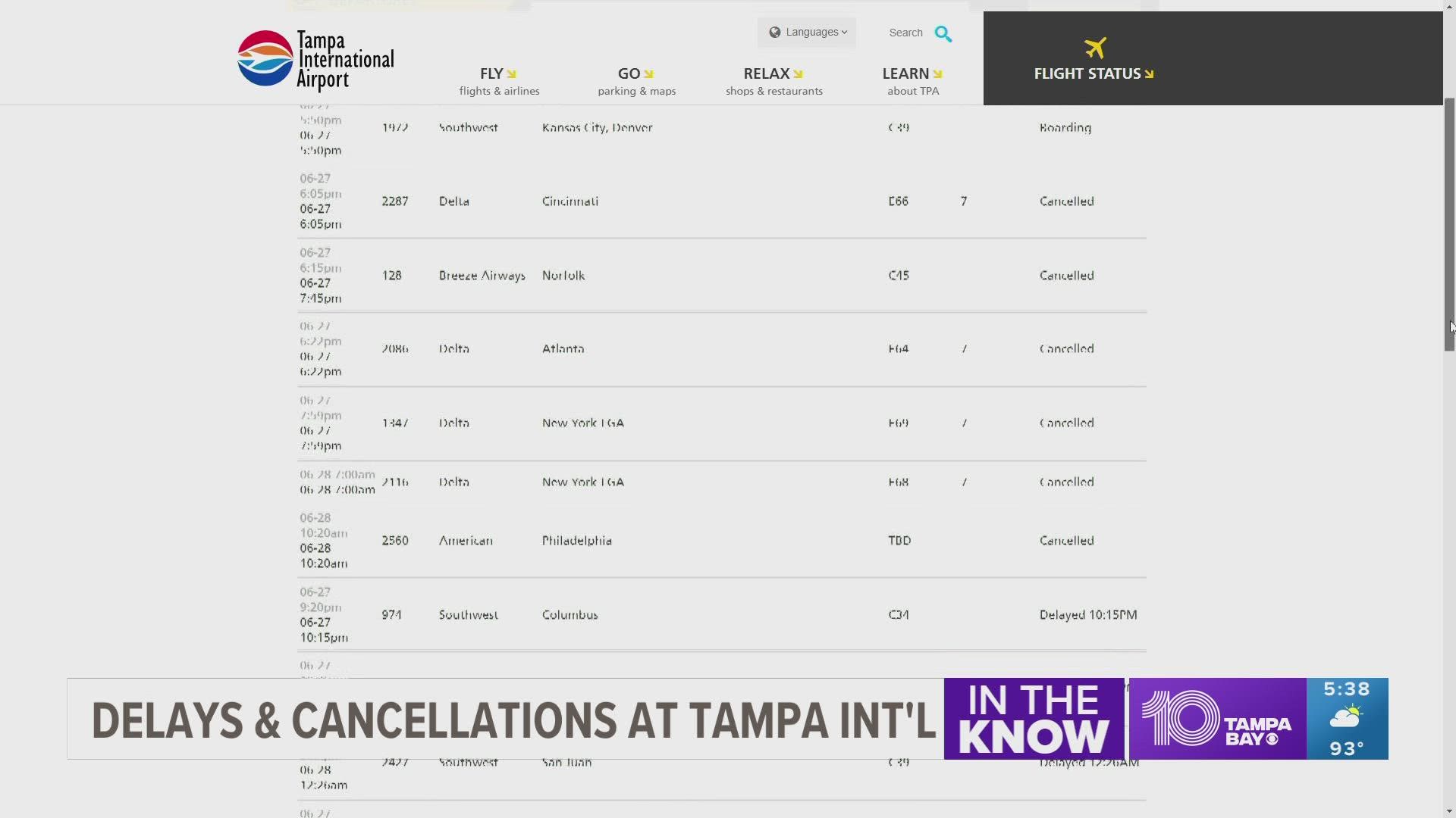 More than 1,200 U.S. flights were canceled on Sunday and Monday, CBS News reports.