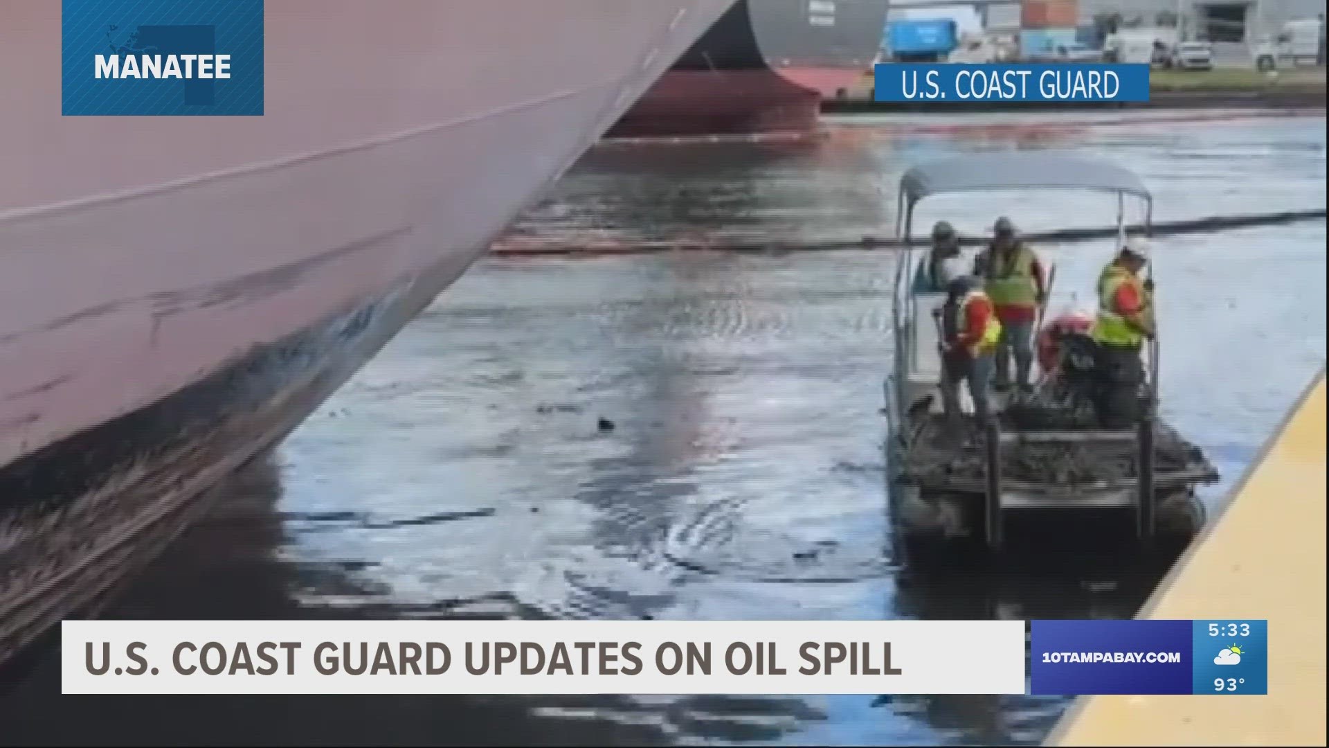 According to investigators, the clean-up has cost $825,000 in funds from the Oil Spill Liability Trust Fund which would be passed on to the responsible party.