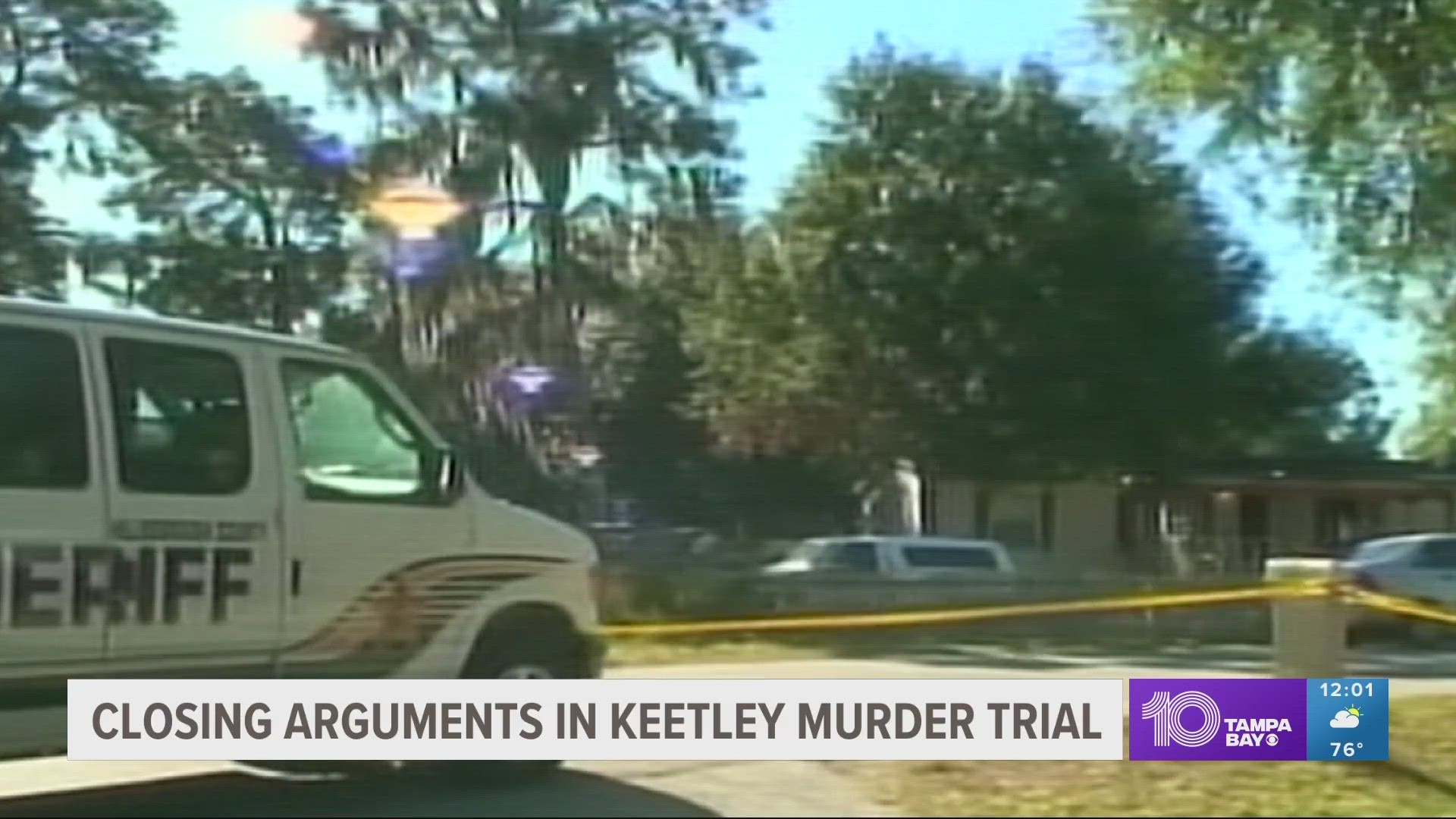 Michael Keetley is accused of killing two men outside a home in Ruskin on Thanksgiving Day.