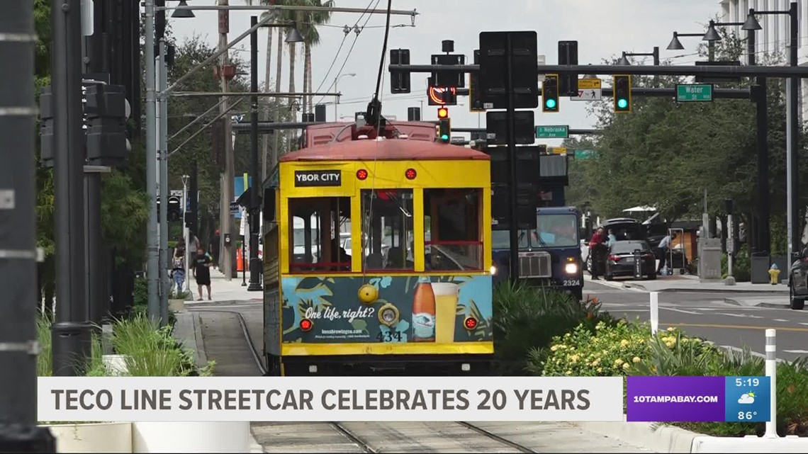 Tampa's TECO Line Streetcar celebrates a 20-year anniversary | wtsp.com