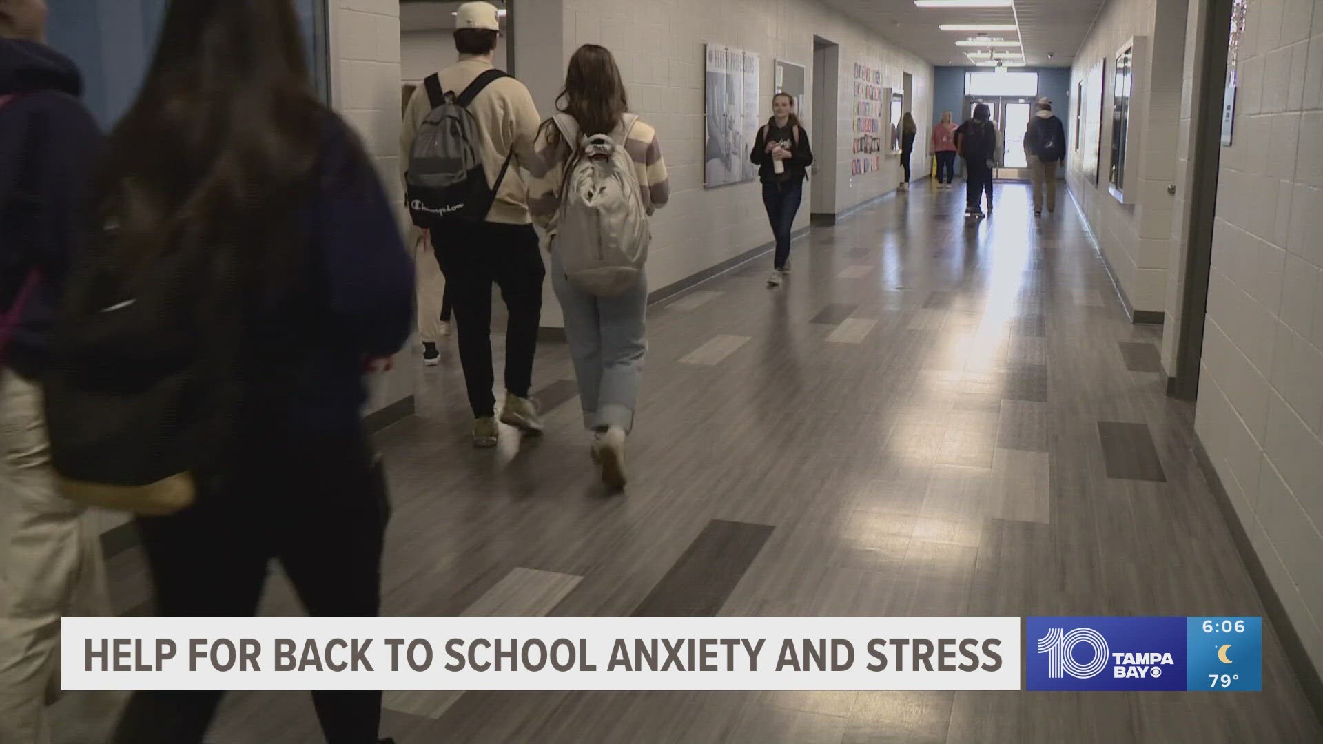 The Crisis Center of Tampa Bay is helping those students learn methods to cope with that stress and anxiety.