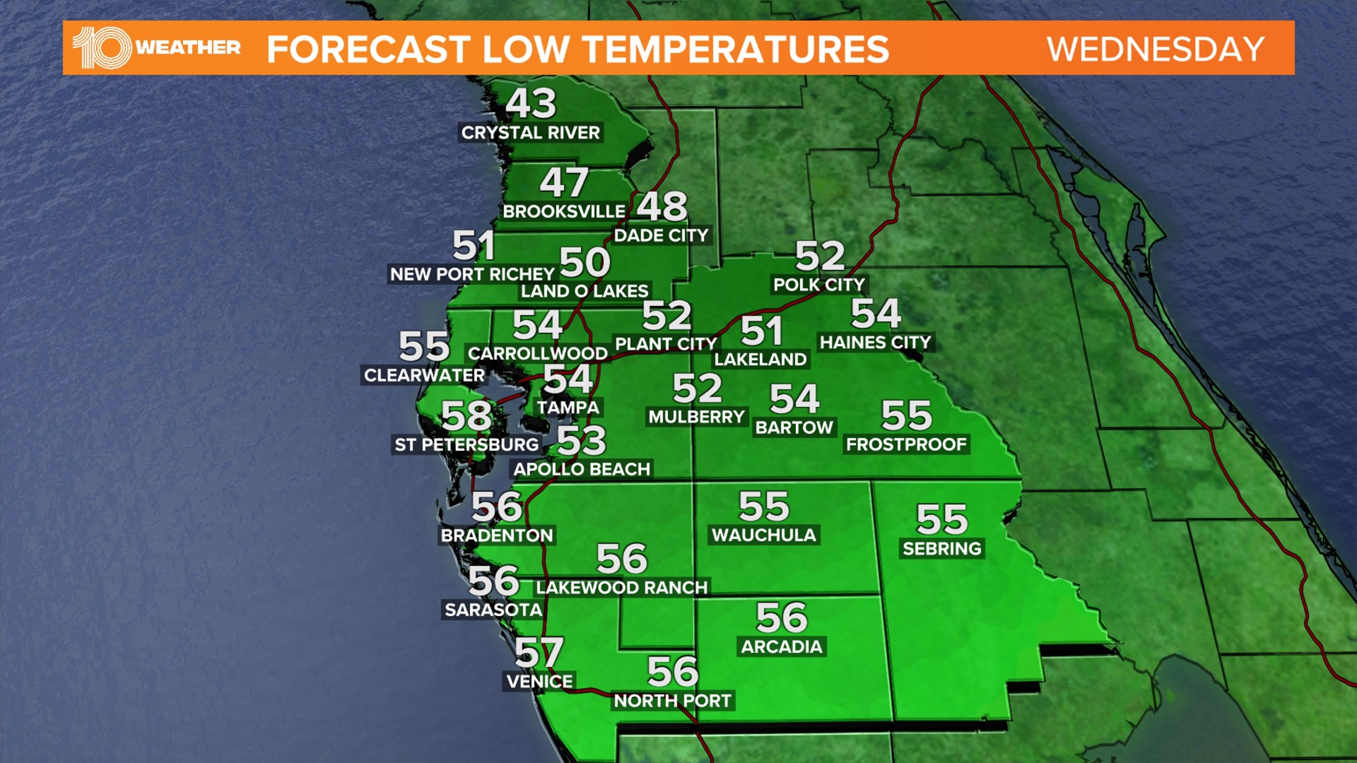 Florida cold front to offer first blast of fall weather