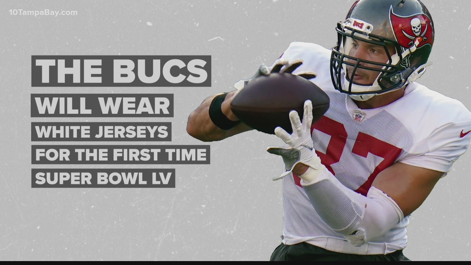 What uniform will the Bucs wear for Super Bowl LV?