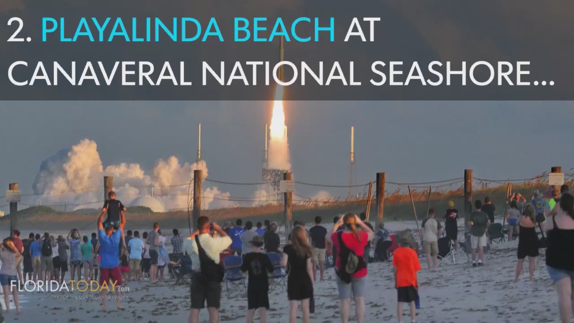 There are plenty of public places in Brevard County where you can get an excellent view of a rocket launch from Canaveral Air Force Station. Wochit/FLORIDA TODAY