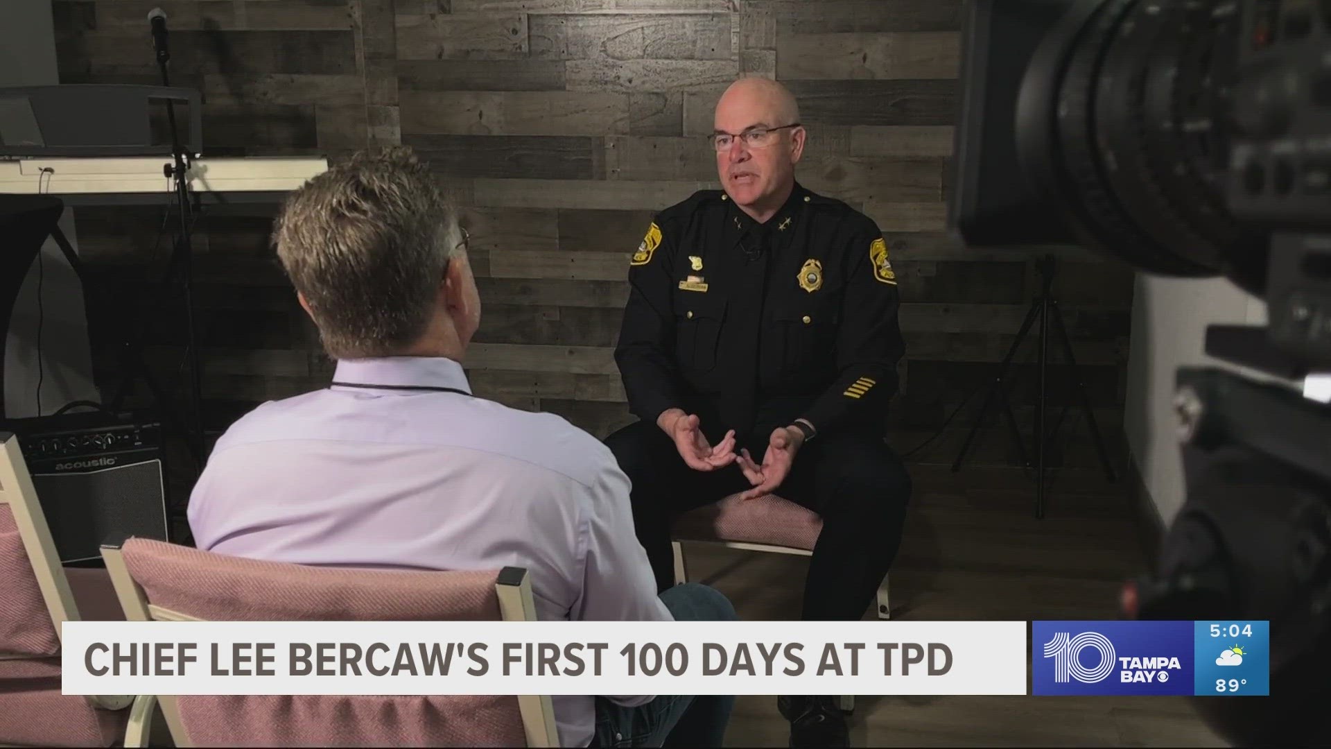 10 Tampa Bay's Eric Glasser sat down with Chief Lee Bercaw to ask how these first few months have been going.