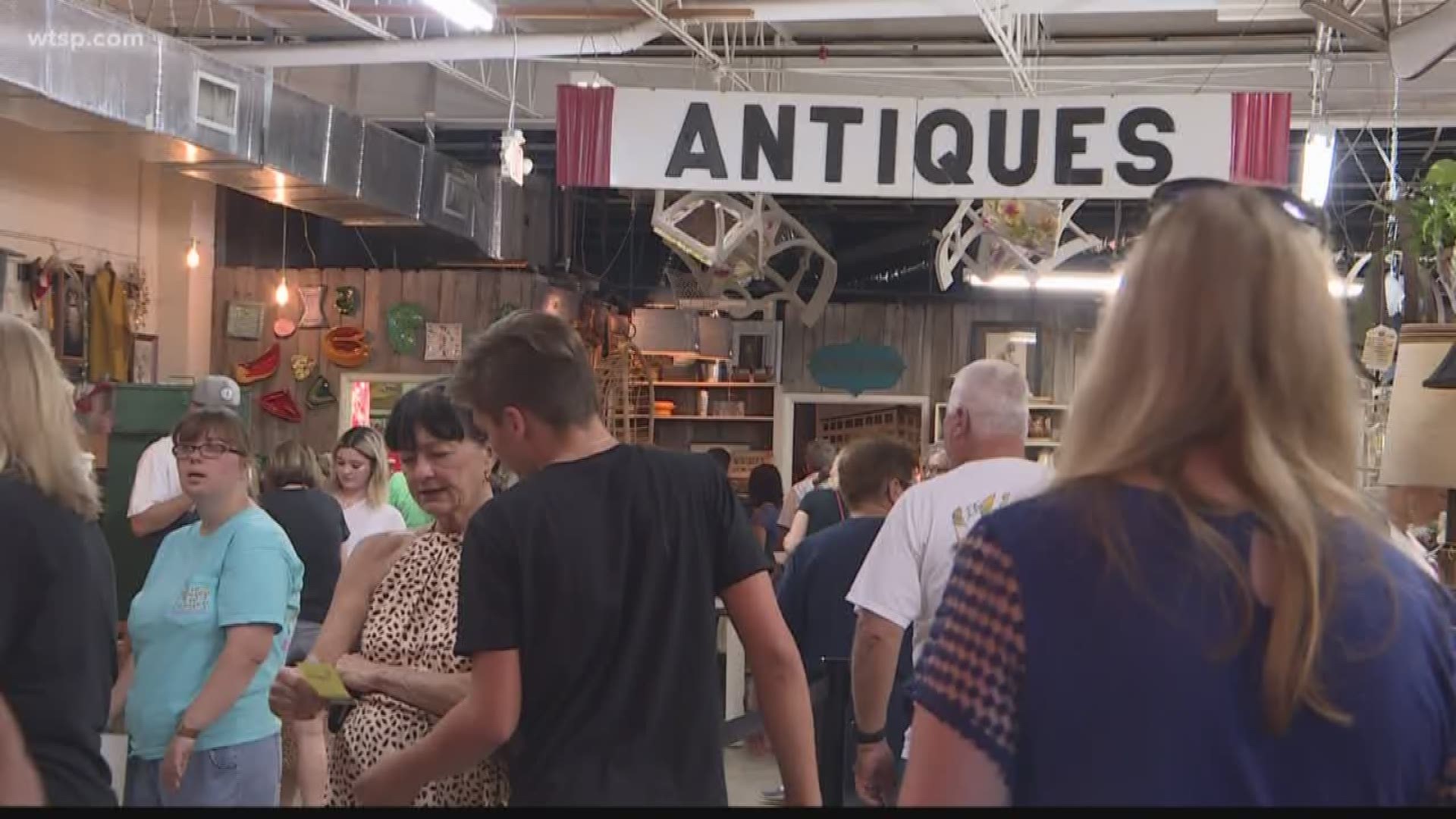 After more than six years in business, loyal customers have come to love the once-a-month vintage market, even lining up before the doors even open.
