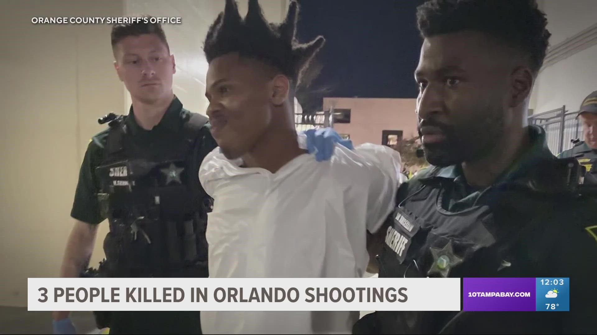 Deputies say when they found Keith Moses, the Glock 40 semi-automatic handgun inside his pants was "still hot to the touch" and had no remaining bullets.