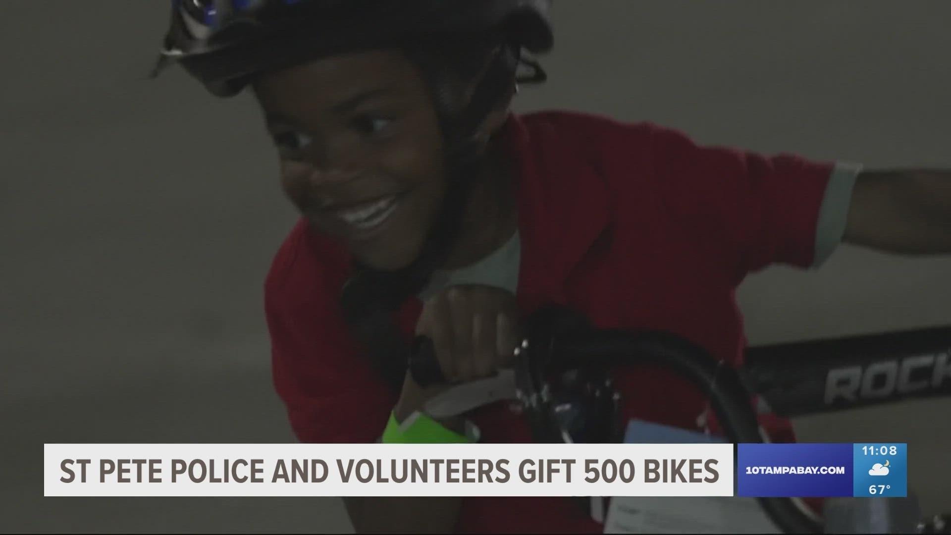 As a part of the department's annual holiday bicycle event, officers and volunteers were able to supply kids in need with more than 500 bikes.