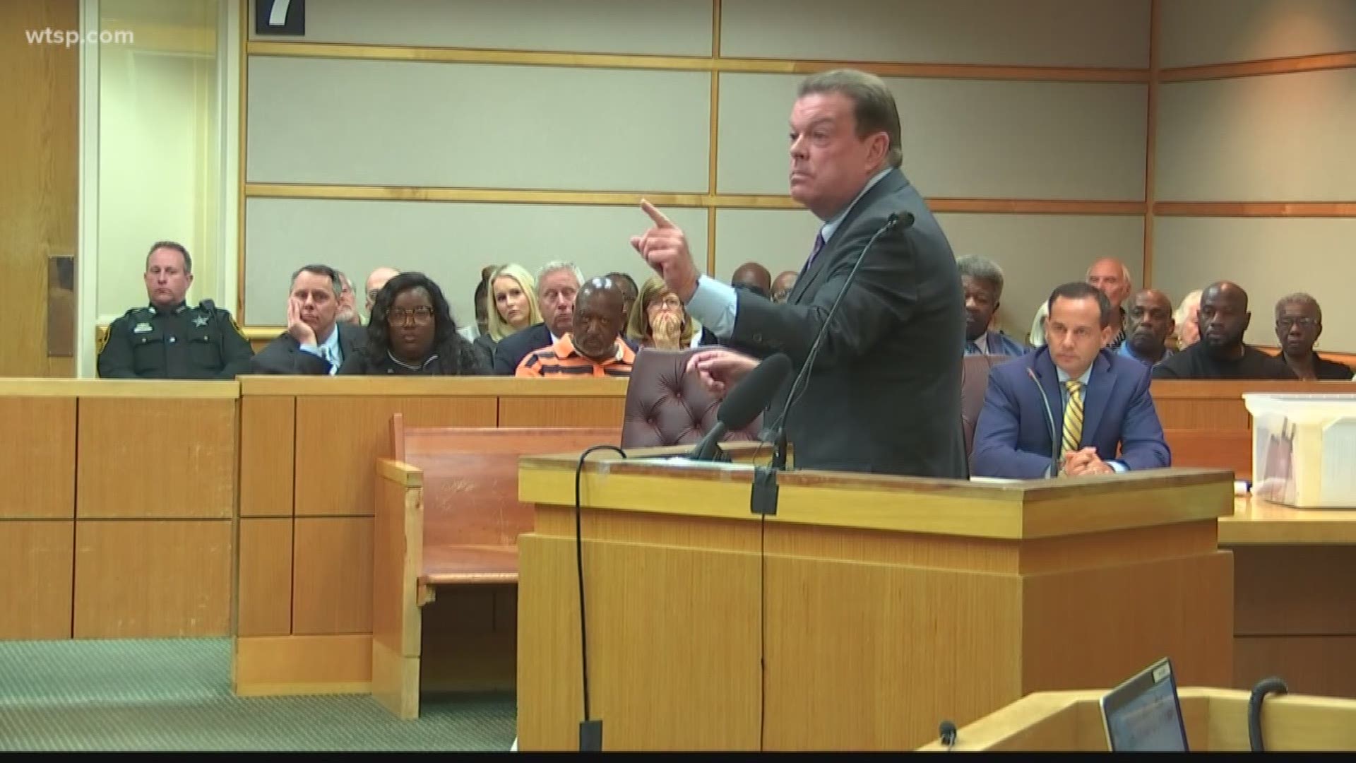 The trial of Clearwater convenience store shooter Michael Drejka begins Wednesday morning in Pinellas County.

Five men and one woman have been seated on the jury tasked with deciding his fate. Drejka, 49, is charged with manslaughter in the 2018 death of Markeis McGlockton. Opening statements wrapped up Wednesday and testimony began by key witnesses in the parking lot shooting.