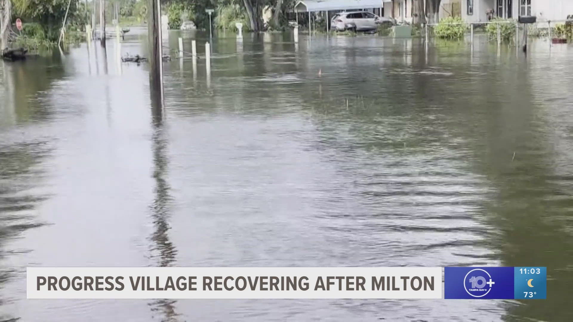 Flooding from the hurricane has receded, but it's left neighbors with a storm of emotions.