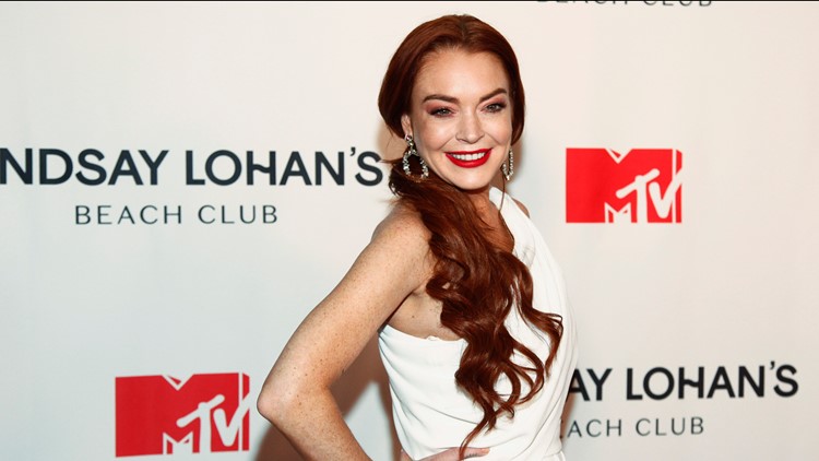Actress Lindsay Lohan celebrates birthday as married woman