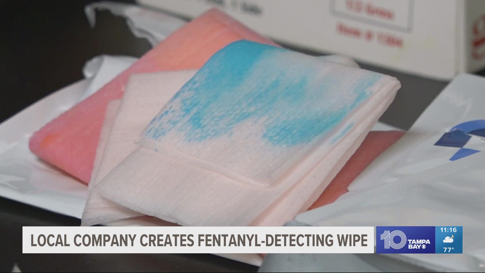 The Palmetto Police Department has been field-testing the wipes since January and says the results have been 100% in line with the established testing method