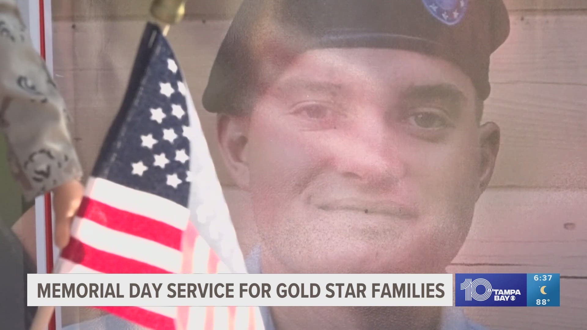 Families of those killed in action held a Memorial Day service in Hillsborough County Sunday.